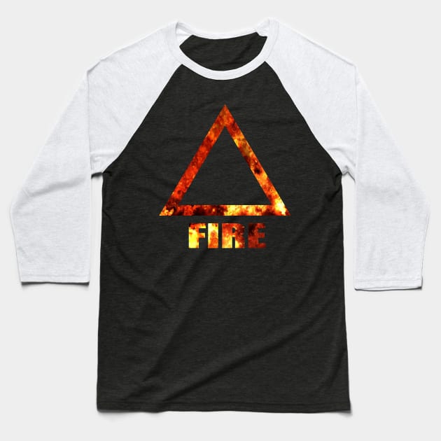 Hermetic Fire Baseball T-Shirt by MercurialMerch